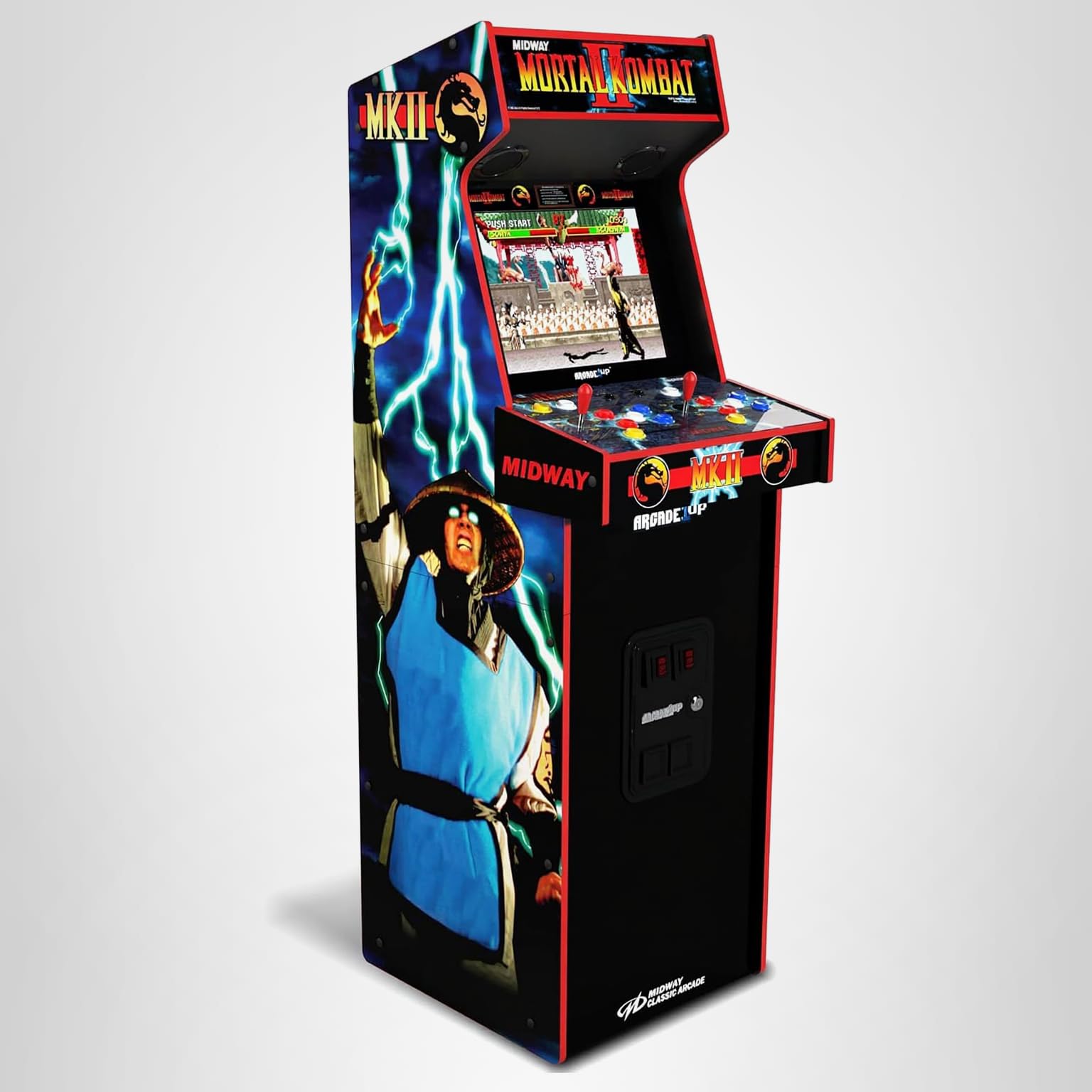 Amazon.com: Arcade1Up Mortal Kombat II Deluxe Arcade Machine for